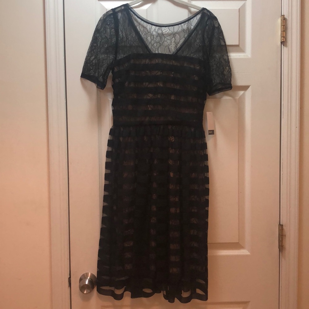Black Lace Cocktail Dress